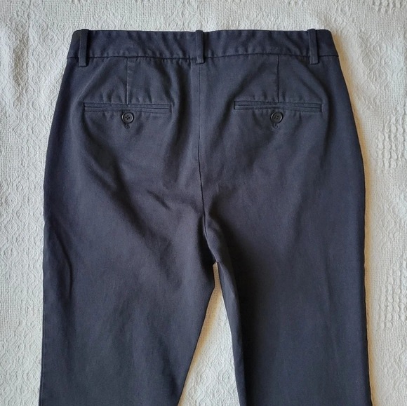 Theory Straight Leg Cotton Blend Business Trouser Pant - Picture 3 of 12